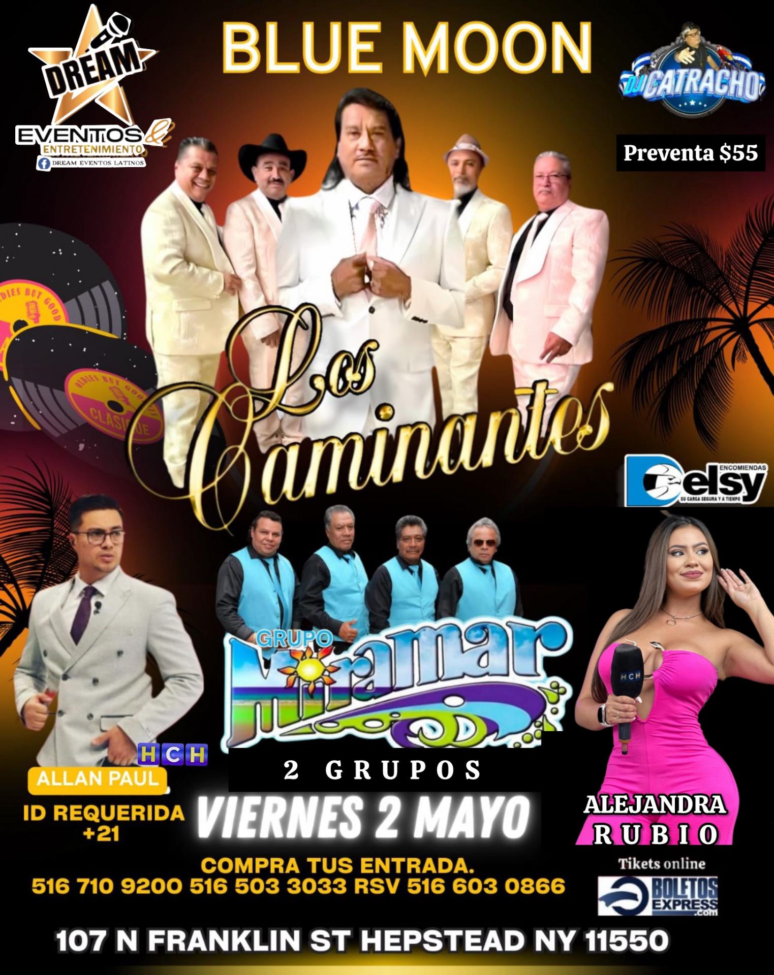 VIER 2 de MAYO  Los Caminantes y Grupo Miramar Hempstead NY