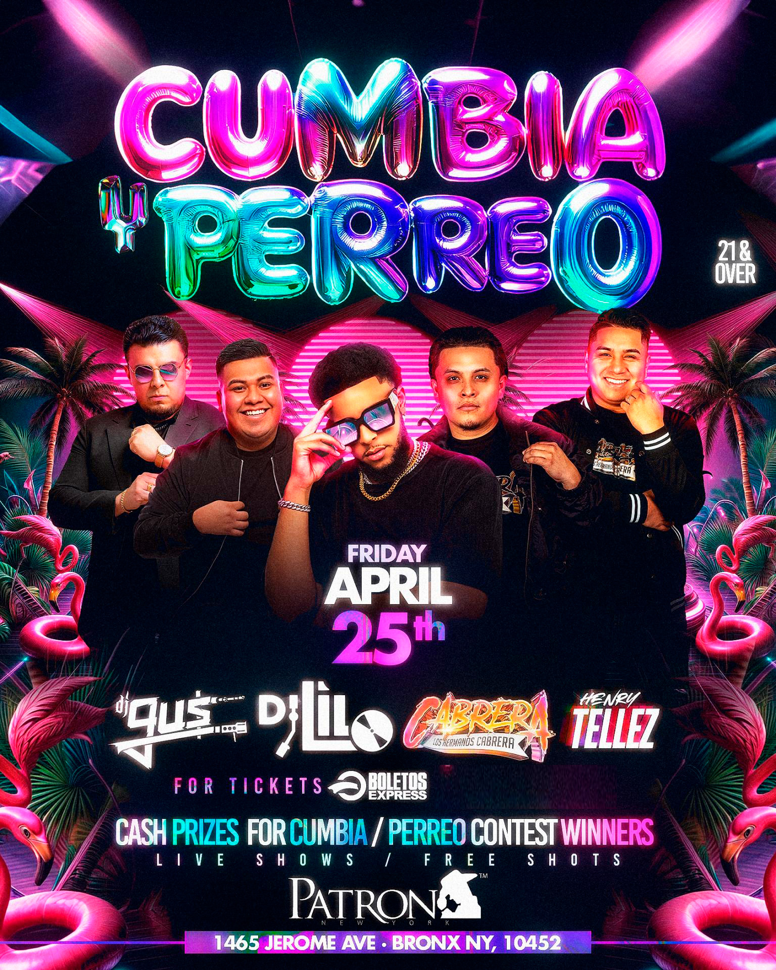 Buy tickets for Cumbia y Perreo at El Patron Nightclub Cumbia y Perreo at El Patron Nightclub